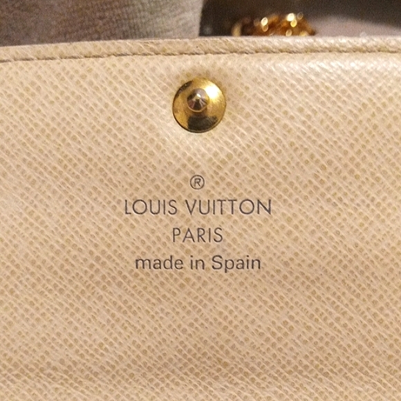 ▶ ®Louis Vuitton Damier Azur Sarah Continental Wallet WOC Pre-owned - Picture 14 of 16